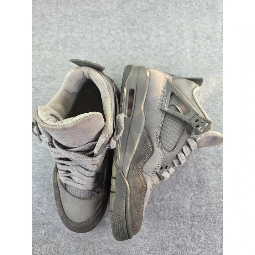 Jordan Kids Air Jordan 4 Retro SE Wet Cement Sneakers 5Y Grey Streetwear